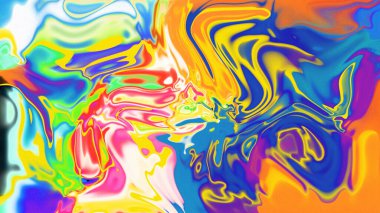 Organik Akış ile Akışkan Mermer Doku, Dalgalı Yapısı ile Soyut Sıvı Desen, Yumuşak Dönüşümlü Erimiş Yüzey Tasarımı, Mermer Efektli Psikedelik Girdap Dokuları