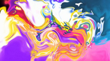 Organik Akış ile Akışkan Mermer Doku, Dalgalı Yapısı ile Soyut Sıvı Desen, Yumuşak Dönüşümlü Erimiş Yüzey Tasarımı, Mermer Efektli Psikedelik Girdap Dokuları