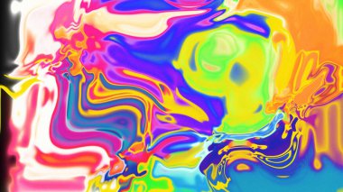 Organik Akış ile Akışkan Mermer Doku, Dalgalı Yapısı ile Soyut Sıvı Desen, Yumuşak Dönüşümlü Erimiş Yüzey Tasarımı, Mermer Efektli Psikedelik Girdap Dokuları