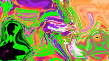 Organik Akış ile Akışkan Mermer Doku, Dalgalı Yapısı ile Soyut Sıvı Desen, Yumuşak Dönüşümlü Erimiş Yüzey Tasarımı, Mermer Efektli Psikedelik Girdap Dokuları