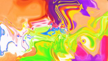 Organik Akış ile Akışkan Mermer Doku, Dalgalı Yapısı ile Soyut Sıvı Desen, Yumuşak Dönüşümlü Erimiş Yüzey Tasarımı, Mermer Efektli Psikedelik Girdap Dokuları