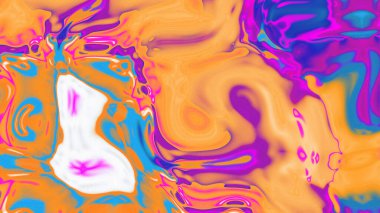 Organik Akış ile Akışkan Mermer Doku, Dalgalı Yapısı ile Soyut Sıvı Desen, Yumuşak Dönüşümlü Erimiş Yüzey Tasarımı, Mermer Efektli Psikedelik Girdap Dokuları