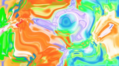 Organik Akış ile Akışkan Mermer Doku, Dalgalı Yapısı ile Soyut Sıvı Desen, Yumuşak Dönüşümlü Erimiş Yüzey Tasarımı, Mermer Efektli Psikedelik Girdap Dokuları