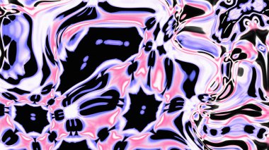 Organik Akış ile Akışkan Mermer Doku, Dalgalı Yapısı ile Soyut Sıvı Desen, Yumuşak Dönüşümlü Erimiş Yüzey Tasarımı, Mermer Efektli Psikedelik Girdap Dokuları