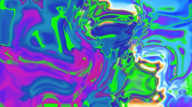 Organik Akış ile Akışkan Mermer Doku, Dalgalı Yapısı ile Soyut Sıvı Desen, Yumuşak Dönüşümlü Erimiş Yüzey Tasarımı, Mermer Efektli Psikedelik Girdap Dokuları