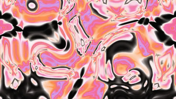 Organik Akış ile Akışkan Mermer Doku, Dalgalı Yapısı ile Soyut Sıvı Desen, Yumuşak Dönüşümlü Erimiş Yüzey Tasarımı, Mermer Efektli Psikedelik Girdap Dokuları