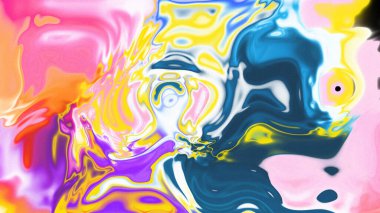 Organik Akış ile Akışkan Mermer Doku, Dalgalı Yapısı ile Soyut Sıvı Desen, Yumuşak Dönüşümlü Erimiş Yüzey Tasarımı, Mermer Efektli Psikedelik Girdap Dokuları