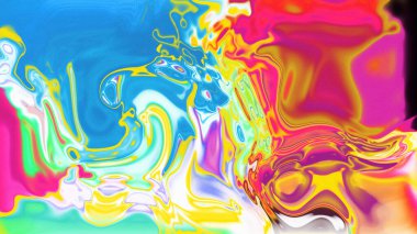 Organik Akış ile Akışkan Mermer Doku, Dalgalı Yapısı ile Soyut Sıvı Desen, Yumuşak Dönüşümlü Erimiş Yüzey Tasarımı, Mermer Efektli Psikedelik Girdap Dokuları