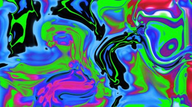 Organik Akış ile Akışkan Mermer Doku, Dalgalı Yapısı ile Soyut Sıvı Desen, Yumuşak Dönüşümlü Erimiş Yüzey Tasarımı, Mermer Efektli Psikedelik Girdap Dokuları