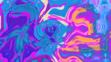 Organik Akış ile Akışkan Mermer Doku, Dalgalı Yapısı ile Soyut Sıvı Desen, Yumuşak Dönüşümlü Erimiş Yüzey Tasarımı, Mermer Efektli Psikedelik Girdap Dokuları