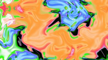 Organik Akış ile Akışkan Mermer Doku, Dalgalı Yapısı ile Soyut Sıvı Desen, Yumuşak Dönüşümlü Erimiş Yüzey Tasarımı, Mermer Efektli Psikedelik Girdap Dokuları