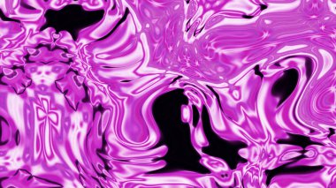 Organik Akış ile Akışkan Mermer Doku, Dalgalı Yapısı ile Soyut Sıvı Desen, Yumuşak Dönüşümlü Erimiş Yüzey Tasarımı, Mermer Efektli Psikedelik Girdap Dokuları