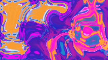 Organik Akış ile Akışkan Mermer Doku, Dalgalı Yapısı ile Soyut Sıvı Desen, Yumuşak Dönüşümlü Erimiş Yüzey Tasarımı, Mermer Efektli Psikedelik Girdap Dokuları