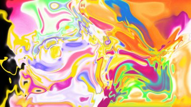 Organik Akış ile Akışkan Mermer Doku, Dalgalı Yapısı ile Soyut Sıvı Desen, Yumuşak Dönüşümlü Erimiş Yüzey Tasarımı, Mermer Efektli Psikedelik Girdap Dokuları