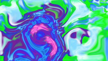 Organik Akış ile Akışkan Mermer Doku, Dalgalı Yapısı ile Soyut Sıvı Desen, Yumuşak Dönüşümlü Erimiş Yüzey Tasarımı, Mermer Efektli Psikedelik Girdap Dokuları