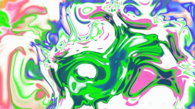 Organik Akış ile Akışkan Mermer Doku, Dalgalı Yapısı ile Soyut Sıvı Desen, Yumuşak Dönüşümlü Erimiş Yüzey Tasarımı, Mermer Efektli Psikedelik Girdap Dokuları