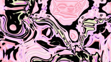 Organik Akış ile Akışkan Mermer Doku, Dalgalı Yapısı ile Soyut Sıvı Desen, Yumuşak Dönüşümlü Erimiş Yüzey Tasarımı, Mermer Efektli Psikedelik Girdap Dokuları