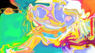 Organik Akış ile Akışkan Mermer Doku, Dalgalı Yapısı ile Soyut Sıvı Desen, Yumuşak Dönüşümlü Erimiş Yüzey Tasarımı, Mermer Efektli Psikedelik Girdap Dokuları