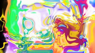 Organik Akış ile Akışkan Mermer Doku, Dalgalı Yapısı ile Soyut Sıvı Desen, Yumuşak Dönüşümlü Erimiş Yüzey Tasarımı, Mermer Efektli Psikedelik Girdap Dokuları