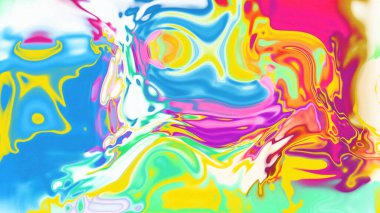 Organik Akış ile Akışkan Mermer Doku, Dalgalı Yapısı ile Soyut Sıvı Desen, Yumuşak Dönüşümlü Erimiş Yüzey Tasarımı, Mermer Efektli Psikedelik Girdap Dokuları