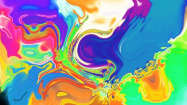 Organik Akış ile Akışkan Mermer Doku, Dalgalı Yapısı ile Soyut Sıvı Desen, Yumuşak Dönüşümlü Erimiş Yüzey Tasarımı, Mermer Efektli Psikedelik Girdap Dokuları