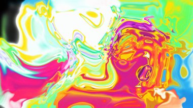 Organik Akış ile Akışkan Mermer Doku, Dalgalı Yapısı ile Soyut Sıvı Desen, Yumuşak Dönüşümlü Erimiş Yüzey Tasarımı, Mermer Efektli Psikedelik Girdap Dokuları