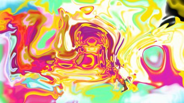 Organik Akış ile Akışkan Mermer Doku, Dalgalı Yapısı ile Soyut Sıvı Desen, Yumuşak Dönüşümlü Erimiş Yüzey Tasarımı, Mermer Efektli Psikedelik Girdap Dokuları