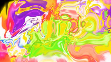 Organik Akış ile Akışkan Mermer Doku, Dalgalı Yapısı ile Soyut Sıvı Desen, Yumuşak Dönüşümlü Erimiş Yüzey Tasarımı, Mermer Efektli Psikedelik Girdap Dokuları