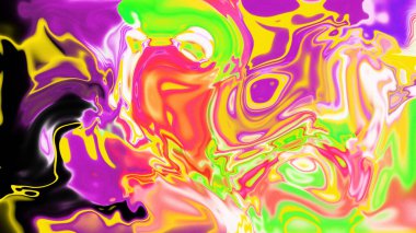 Organik Akış ile Akışkan Mermer Doku, Dalgalı Yapısı ile Soyut Sıvı Desen, Yumuşak Dönüşümlü Erimiş Yüzey Tasarımı, Mermer Efektli Psikedelik Girdap Dokuları