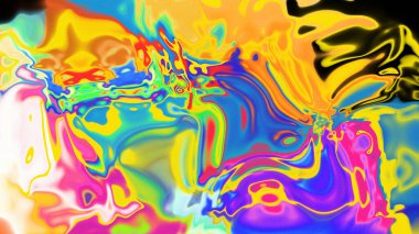 Organik Akış ile Akışkan Mermer Doku, Dalgalı Yapısı ile Soyut Sıvı Desen, Yumuşak Dönüşümlü Erimiş Yüzey Tasarımı, Mermer Efektli Psikedelik Girdap Dokuları