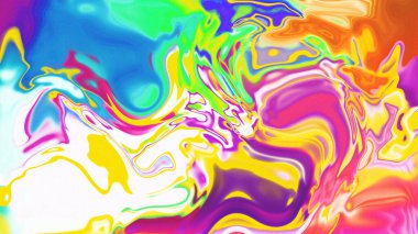 Organik Akış ile Akışkan Mermer Doku, Dalgalı Yapısı ile Soyut Sıvı Desen, Yumuşak Dönüşümlü Erimiş Yüzey Tasarımı, Mermer Efektli Psikedelik Girdap Dokuları