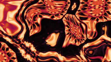 Organik Akış ile Akışkan Mermer Doku, Dalgalı Yapısı ile Soyut Sıvı Desen, Yumuşak Dönüşümlü Erimiş Yüzey Tasarımı, Mermer Efektli Psikedelik Girdap Dokuları