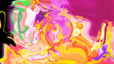 Organik Akış ile Akışkan Mermer Doku, Dalgalı Yapısı ile Soyut Sıvı Desen, Yumuşak Dönüşümlü Erimiş Yüzey Tasarımı, Mermer Efektli Psikedelik Girdap Dokuları