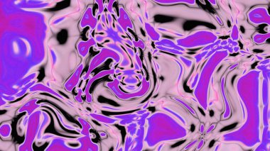 Organik Akış ile Akışkan Mermer Doku, Dalgalı Yapısı ile Soyut Sıvı Desen, Yumuşak Dönüşümlü Erimiş Yüzey Tasarımı, Mermer Efektli Psikedelik Girdap Dokuları