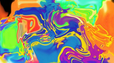 Organik Akış ile Akışkan Mermer Doku, Dalgalı Yapısı ile Soyut Sıvı Desen, Yumuşak Dönüşümlü Erimiş Yüzey Tasarımı, Mermer Efektli Psikedelik Girdap Dokuları