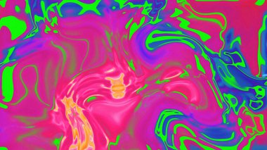 Organik Akış ile Akışkan Mermer Doku, Dalgalı Yapısı ile Soyut Sıvı Desen, Yumuşak Dönüşümlü Erimiş Yüzey Tasarımı, Mermer Efektli Psikedelik Girdap Dokuları