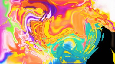 Organik Akış ile Akışkan Mermer Doku, Dalgalı Yapısı ile Soyut Sıvı Desen, Yumuşak Dönüşümlü Erimiş Yüzey Tasarımı, Mermer Efektli Psikedelik Girdap Dokuları