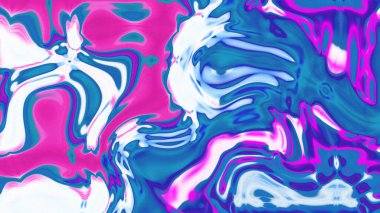 Organik Akış ile Akışkan Mermer Doku, Dalgalı Yapısı ile Soyut Sıvı Desen, Yumuşak Dönüşümlü Erimiş Yüzey Tasarımı, Mermer Efektli Psikedelik Girdap Dokuları