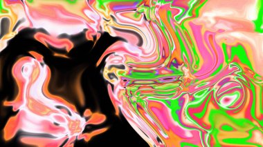 Organik Akış ile Akışkan Mermer Doku, Dalgalı Yapısı ile Soyut Sıvı Desen, Yumuşak Dönüşümlü Erimiş Yüzey Tasarımı, Mermer Efektli Psikedelik Girdap Dokuları