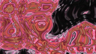 Organik Akış ile Akışkan Mermer Doku, Dalgalı Yapısı ile Soyut Sıvı Desen, Yumuşak Dönüşümlü Erimiş Yüzey Tasarımı, Mermer Efektli Psikedelik Girdap Dokuları