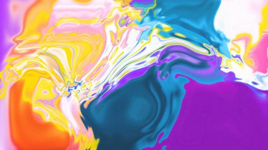 Organik Akış ile Akışkan Mermer Doku, Dalgalı Yapısı ile Soyut Sıvı Desen, Yumuşak Dönüşümlü Erimiş Yüzey Tasarımı, Mermer Efektli Psikedelik Girdap Dokuları