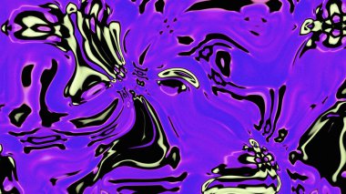 Organik Akış ile Akışkan Mermer Doku, Dalgalı Yapısı ile Soyut Sıvı Desen, Yumuşak Dönüşümlü Erimiş Yüzey Tasarımı, Mermer Efektli Psikedelik Girdap Dokuları