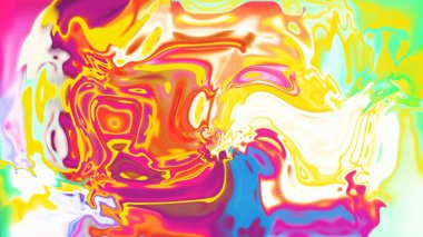 Organik Akış ile Akışkan Mermer Doku, Dalgalı Yapısı ile Soyut Sıvı Desen, Yumuşak Dönüşümlü Erimiş Yüzey Tasarımı, Mermer Efektli Psikedelik Girdap Dokuları