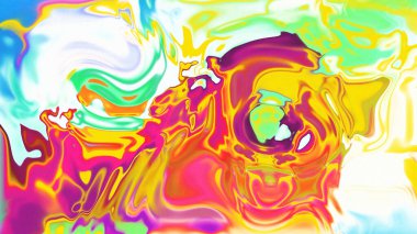 Organik Akış ile Akışkan Mermer Doku, Dalgalı Yapısı ile Soyut Sıvı Desen, Yumuşak Dönüşümlü Erimiş Yüzey Tasarımı, Mermer Efektli Psikedelik Girdap Dokuları