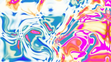 Organik Akış ile Akışkan Mermer Doku, Dalgalı Yapısı ile Soyut Sıvı Desen, Yumuşak Dönüşümlü Erimiş Yüzey Tasarımı, Mermer Efektli Psikedelik Girdap Dokuları