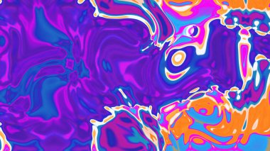 Organik Akış ile Akışkan Mermer Doku, Dalgalı Yapısı ile Soyut Sıvı Desen, Yumuşak Dönüşümlü Erimiş Yüzey Tasarımı, Mermer Efektli Psikedelik Girdap Dokuları