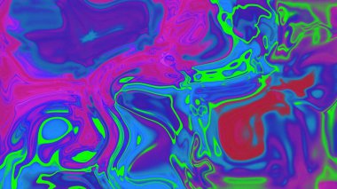 Organik Akış ile Akışkan Mermer Doku, Dalgalı Yapısı ile Soyut Sıvı Desen, Yumuşak Dönüşümlü Erimiş Yüzey Tasarımı, Mermer Efektli Psikedelik Girdap Dokuları