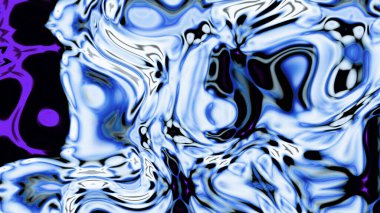 Organik Akış ile Akışkan Mermer Doku, Dalgalı Yapısı ile Soyut Sıvı Desen, Yumuşak Dönüşümlü Erimiş Yüzey Tasarımı, Mermer Efektli Psikedelik Girdap Dokuları