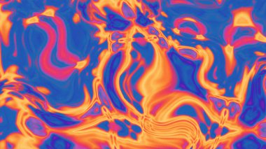 Organik Akış ile Akışkan Mermer Doku, Dalgalı Yapısı ile Soyut Sıvı Desen, Yumuşak Dönüşümlü Erimiş Yüzey Tasarımı, Mermer Efektli Psikedelik Girdap Dokuları