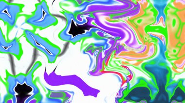 Organik Akış ile Akışkan Mermer Doku, Dalgalı Yapısı ile Soyut Sıvı Desen, Yumuşak Dönüşümlü Erimiş Yüzey Tasarımı, Mermer Efektli Psikedelik Girdap Dokuları